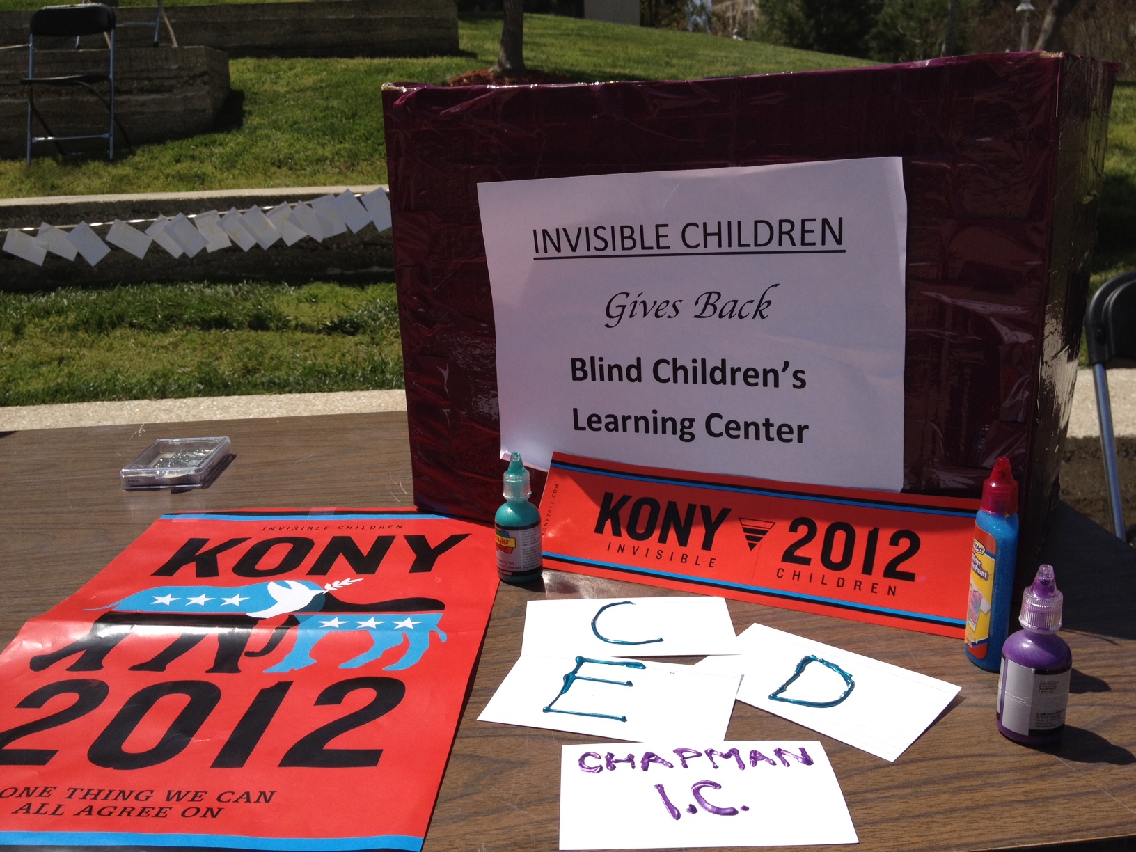 Chapman University, Orange CA, KONY 2012