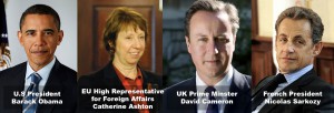 Obama, Ashton, Cameron, Sarkozy
