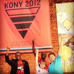 Photo op with Norbert Mao and Jacob from KONY 2012