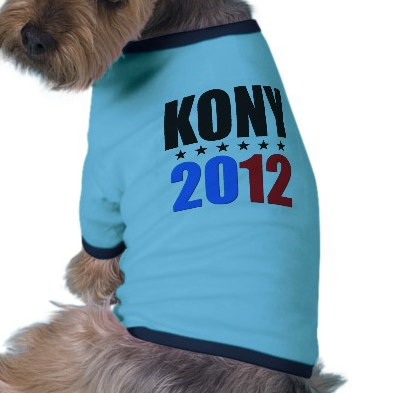 KONY 2012 dog shirt