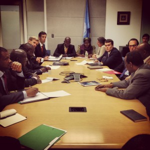 Meeting with Moussa and Madeira