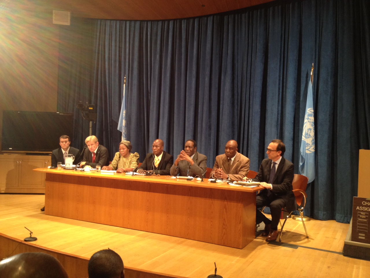 UN Press Conference panel