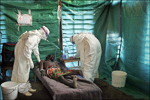 Ebola doesn't have vaccinations, and there is no standard treatment, besides hospitalization, isolation, administration of fluids, and anti-viral medications.