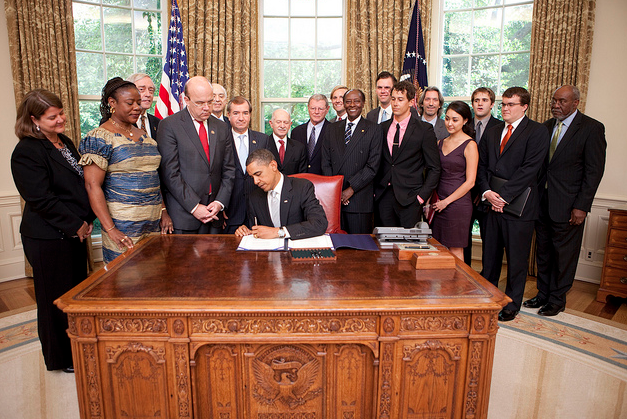 Oval office bill signing
