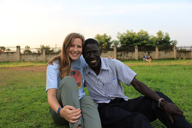 Carolyn Oliver was able to reunite with Santo during the trip. Santo and his roadie team stayed with Carolyn's family when they were on tour.