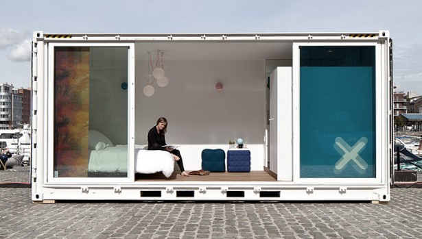 Pop-Up Hotel, Shipping Containers, Design, Repurposing, Invisible Children