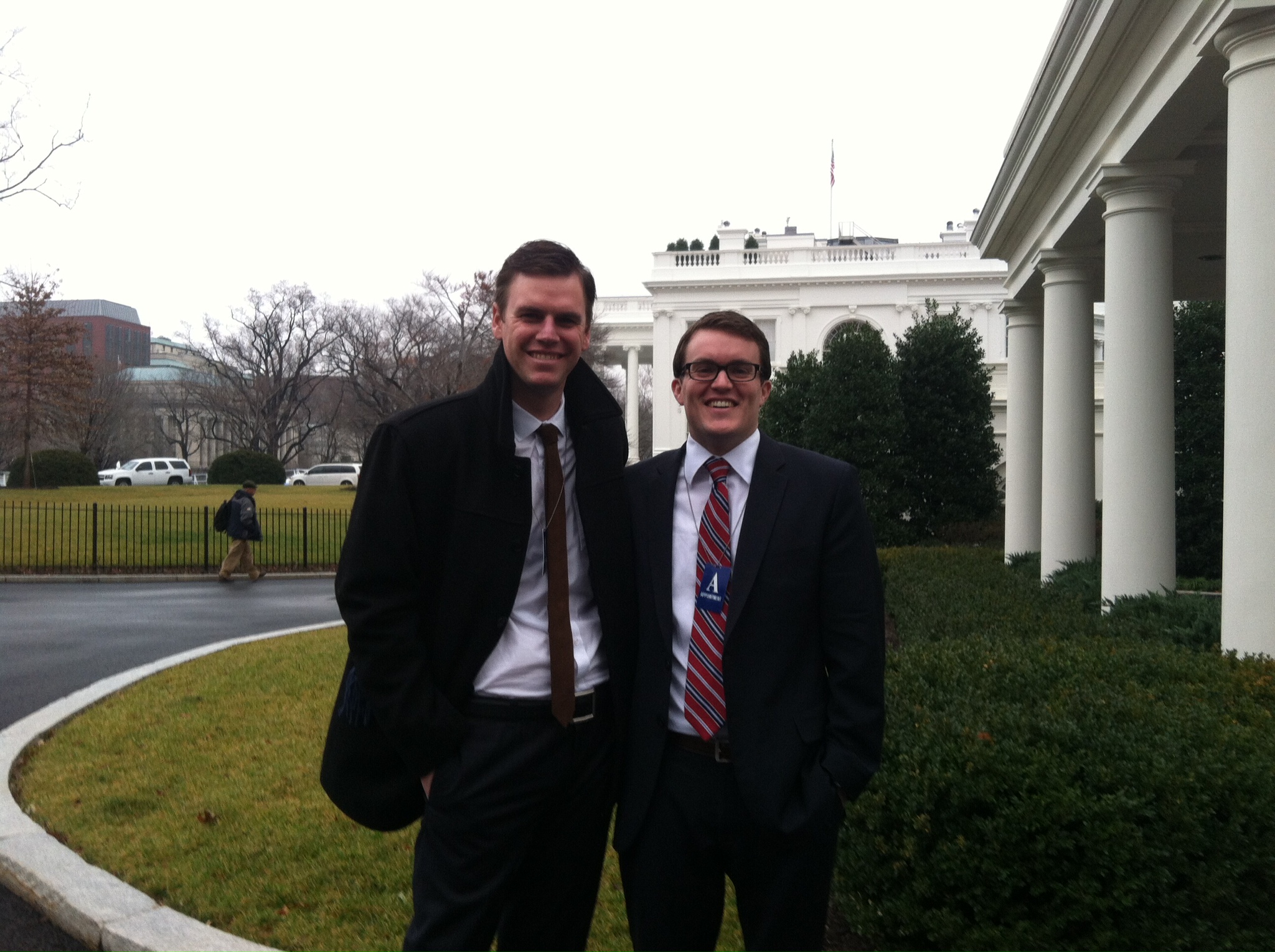 Ben Keesey and Michael Poffenberger at White House
