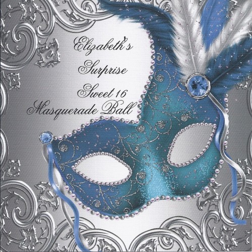 Masquerade Ball invitation 