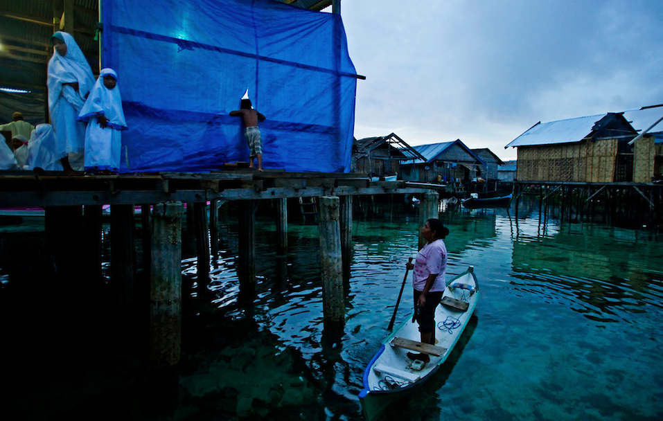 Stilt communities in The Coral Triangle