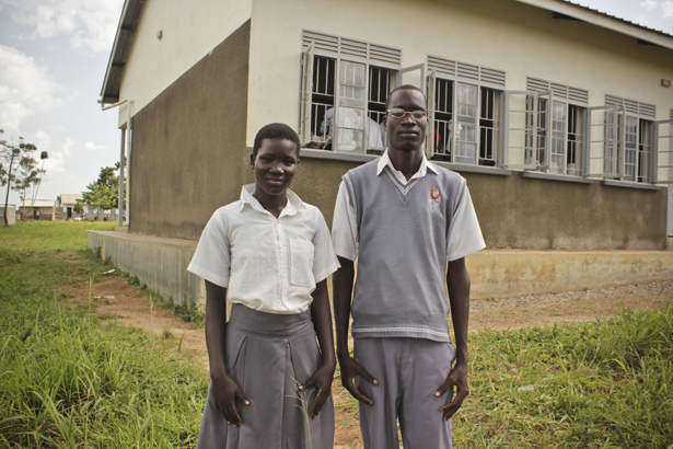 Lucy and Benson from Pabbo Secondary School