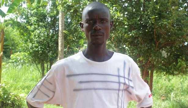 Odong Martin was released after being abducted by the LRA. His brother Oryem Simon is still missing. 