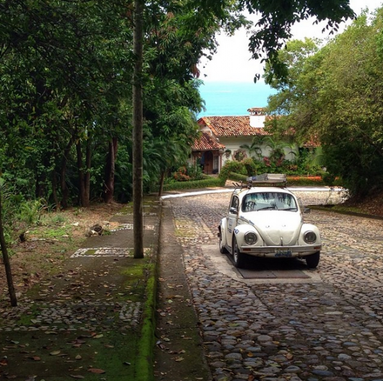 Old Puerto Vallarta. Every street is cobblestone. My bike hates it, my eyes love it.