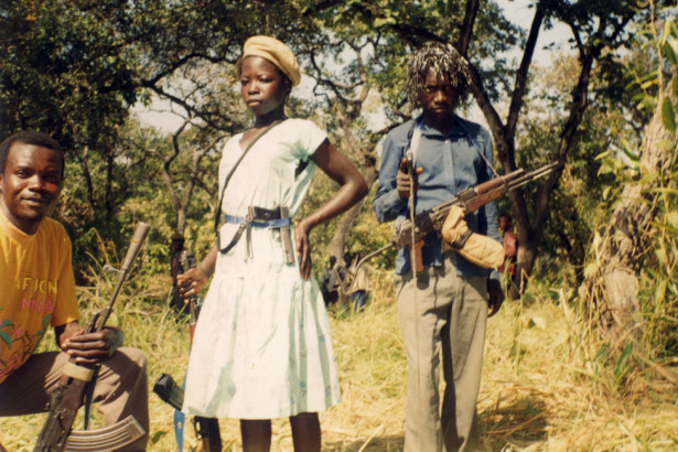 Joseph Kony with wife
