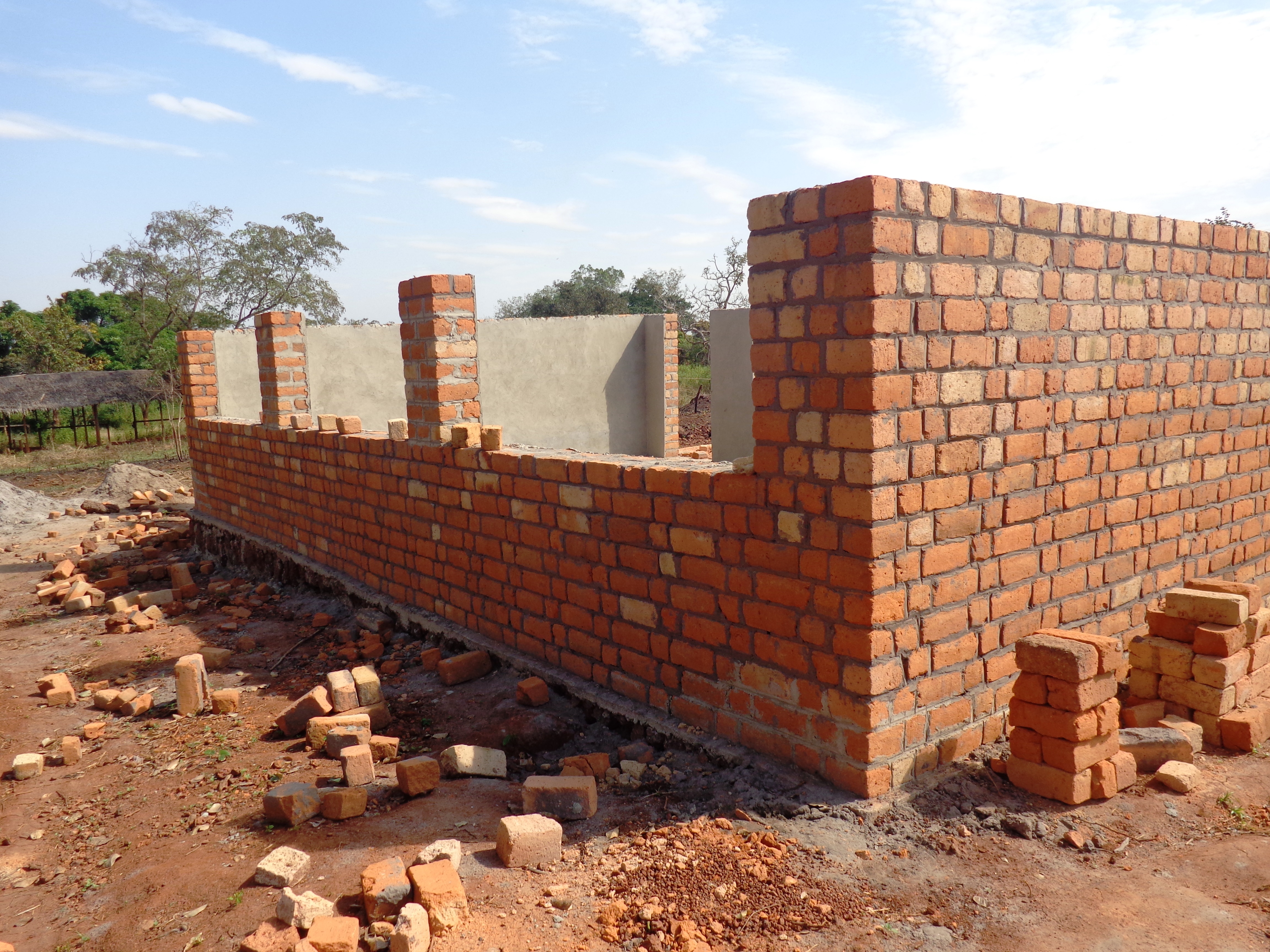 The Mboki Victims Association building under construction
