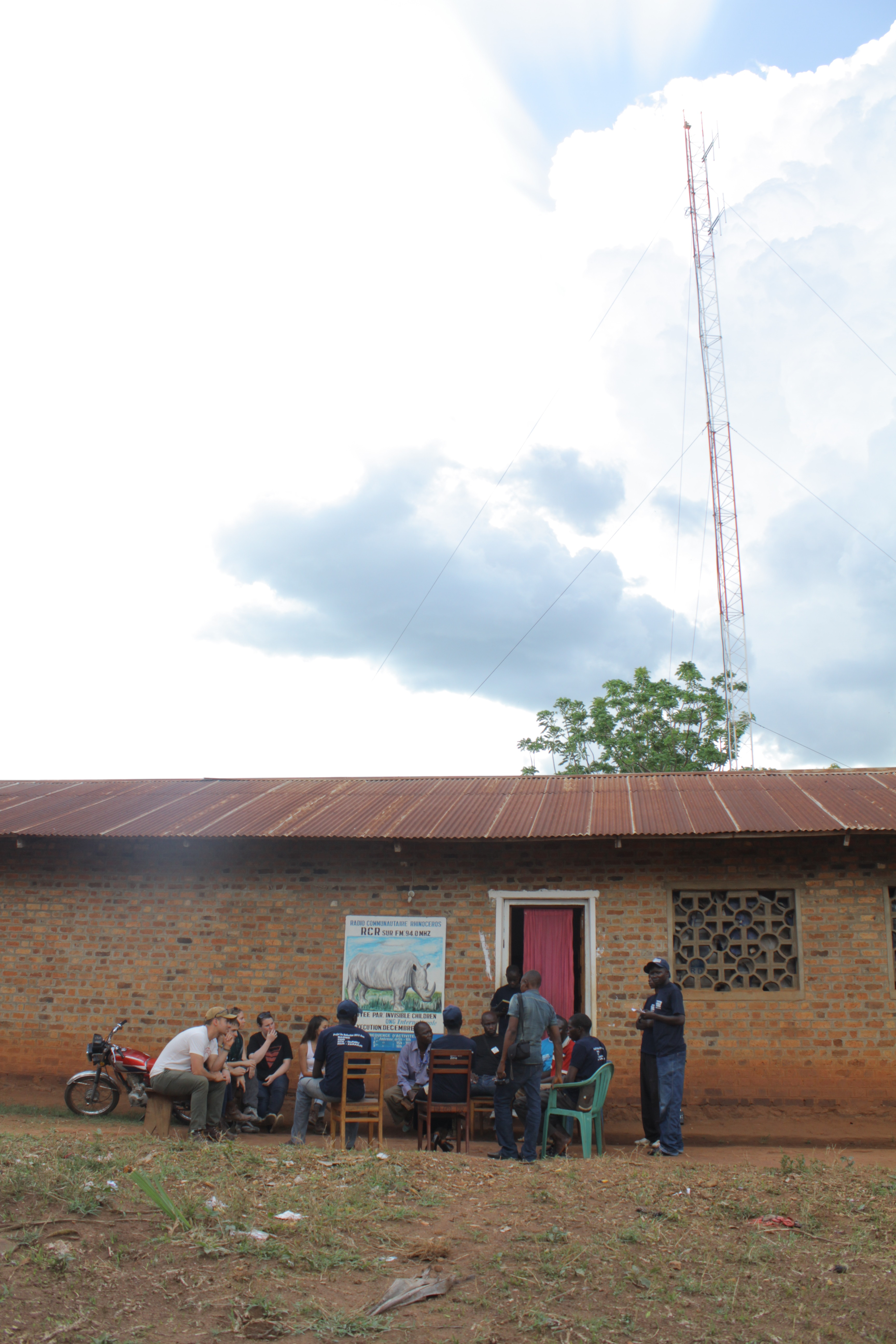 Down the road in Faradje, DRC, we met with the passionate team at Radio Rhino, another partner radio station, to talk with them about how Invisible Children support has allowed them to advocate for peace. They’ve expanded their programming beyond ‘Come Home’ messages to also include programs on peacebuilding and trauma healing for the communities their station reaches.