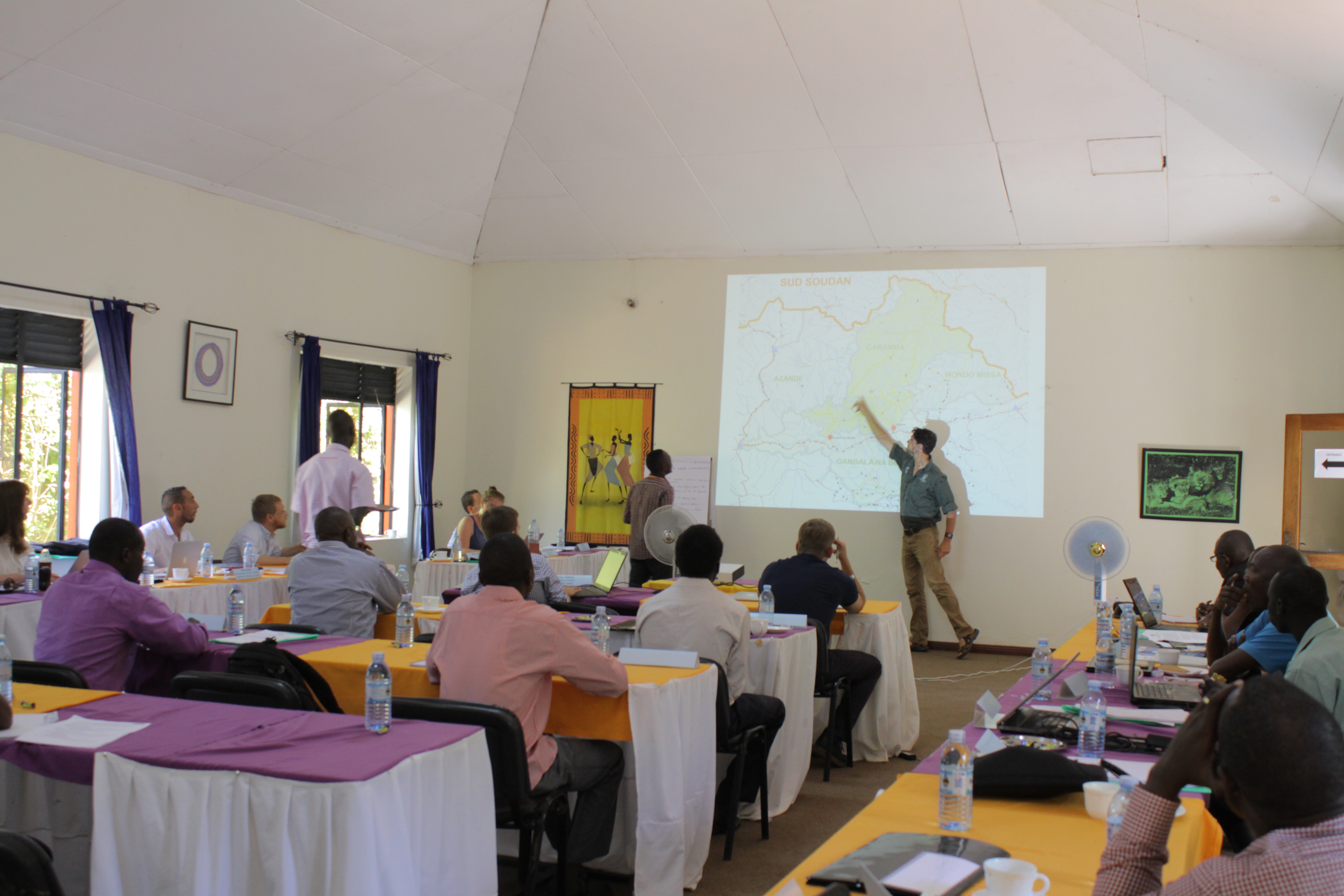 Photo 2 - Presentation by Naftali Honig of African Parks Network